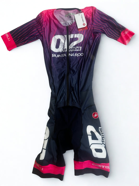 2026 Women's One-Piece Castelli Tri Suit (Fluo)