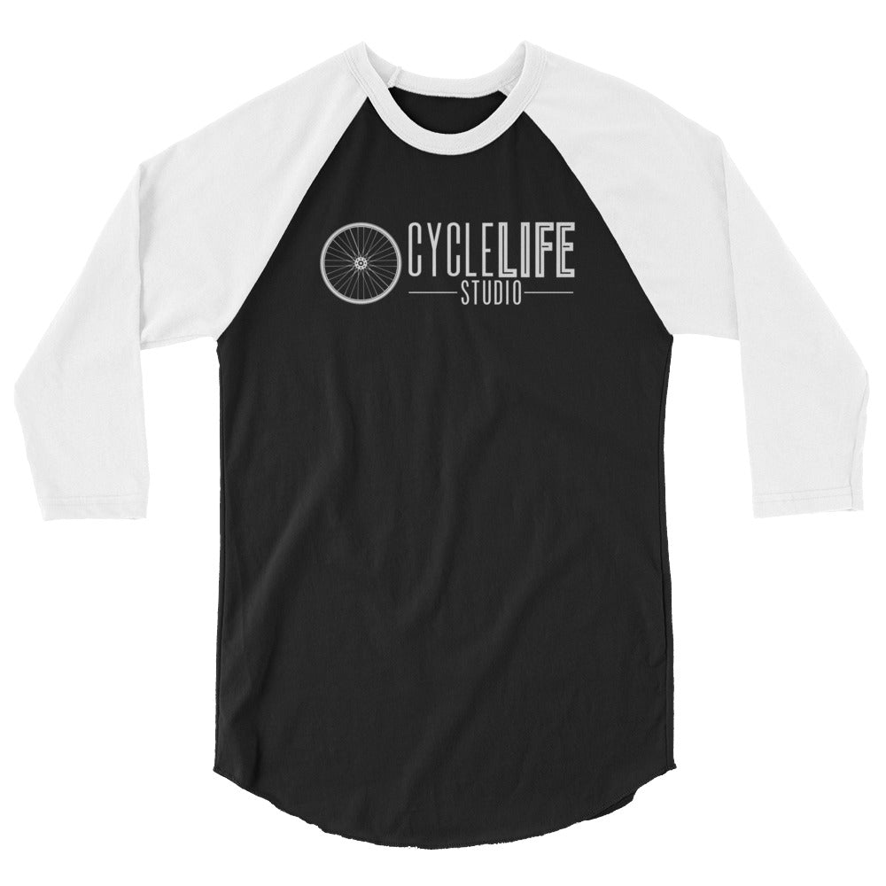 CLS Wht Logo 3/4 Tee - Unisex