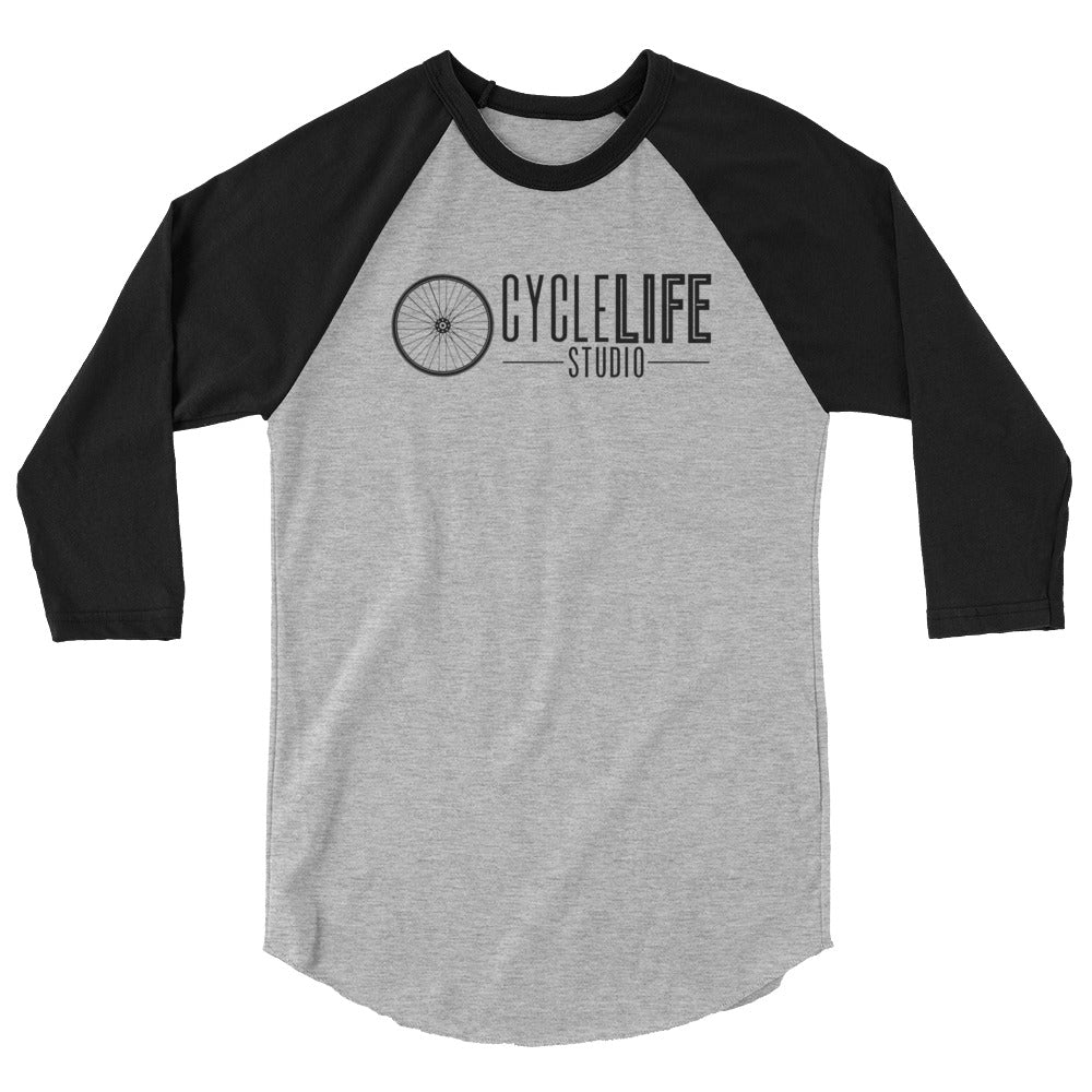 CLS Blk Logo 3/4 Tee - Unisex