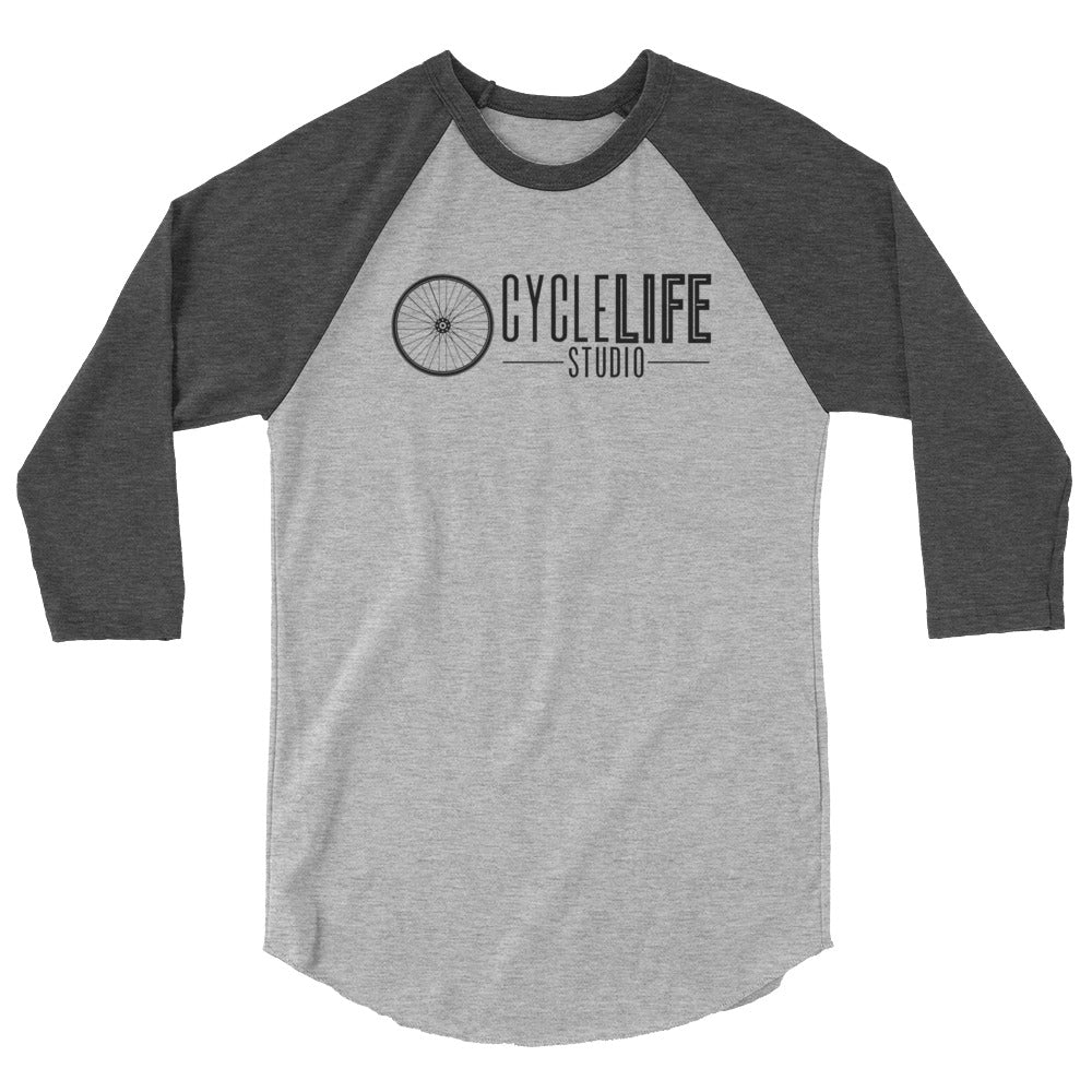 CLS Blk Logo 3/4 Tee - Unisex