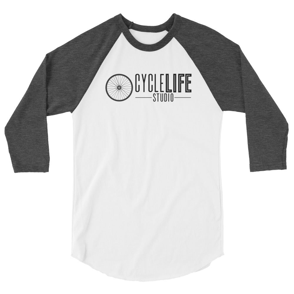 CLS Blk Logo 3/4 Tee - Unisex