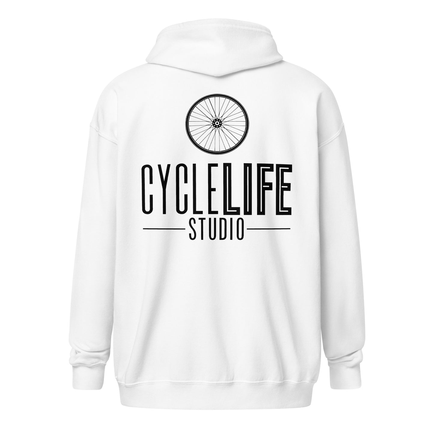 CLS Blk Logo Heavy Zip Hoodie - Unisex
