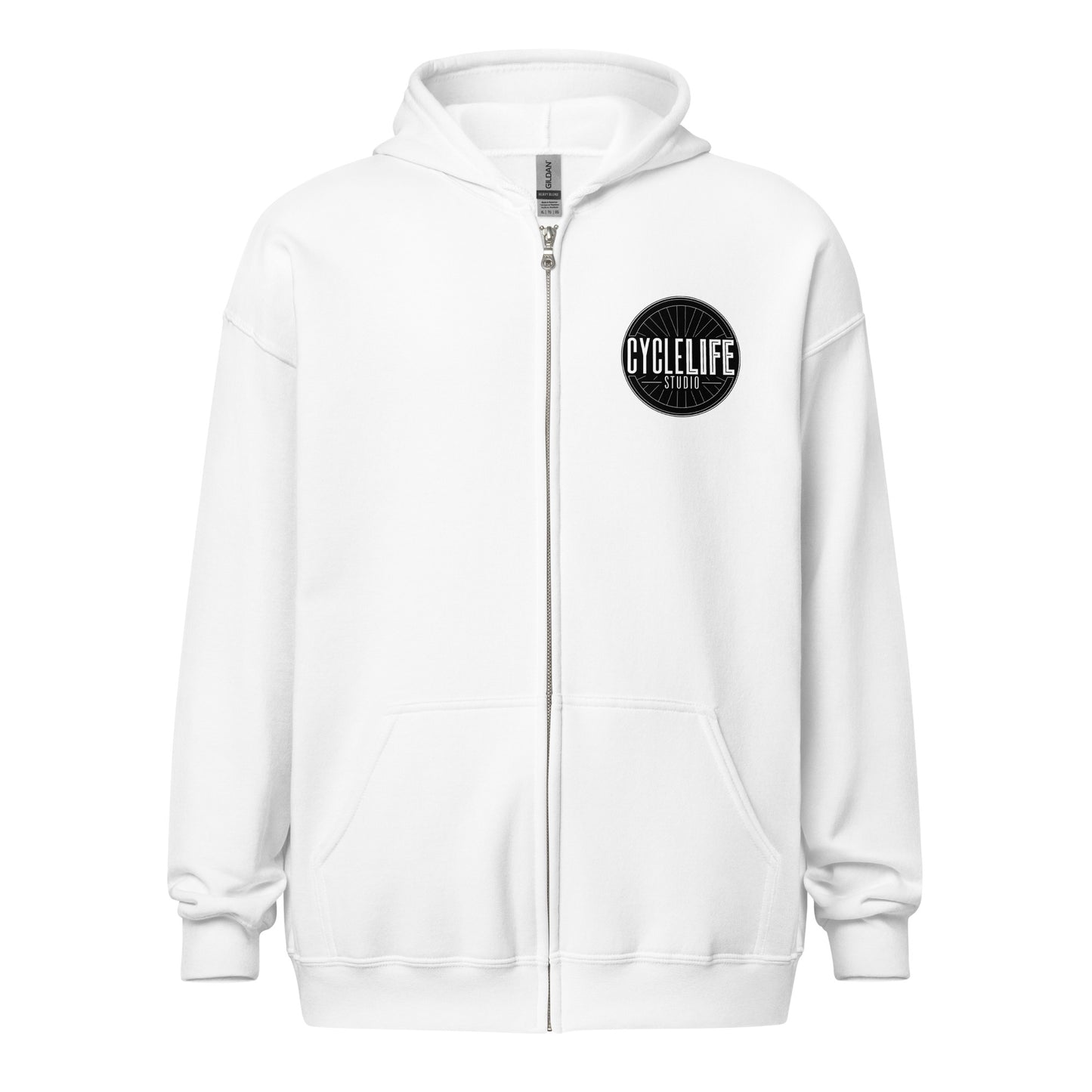 CLS Blk Logo Heavy Zip Hoodie - Unisex