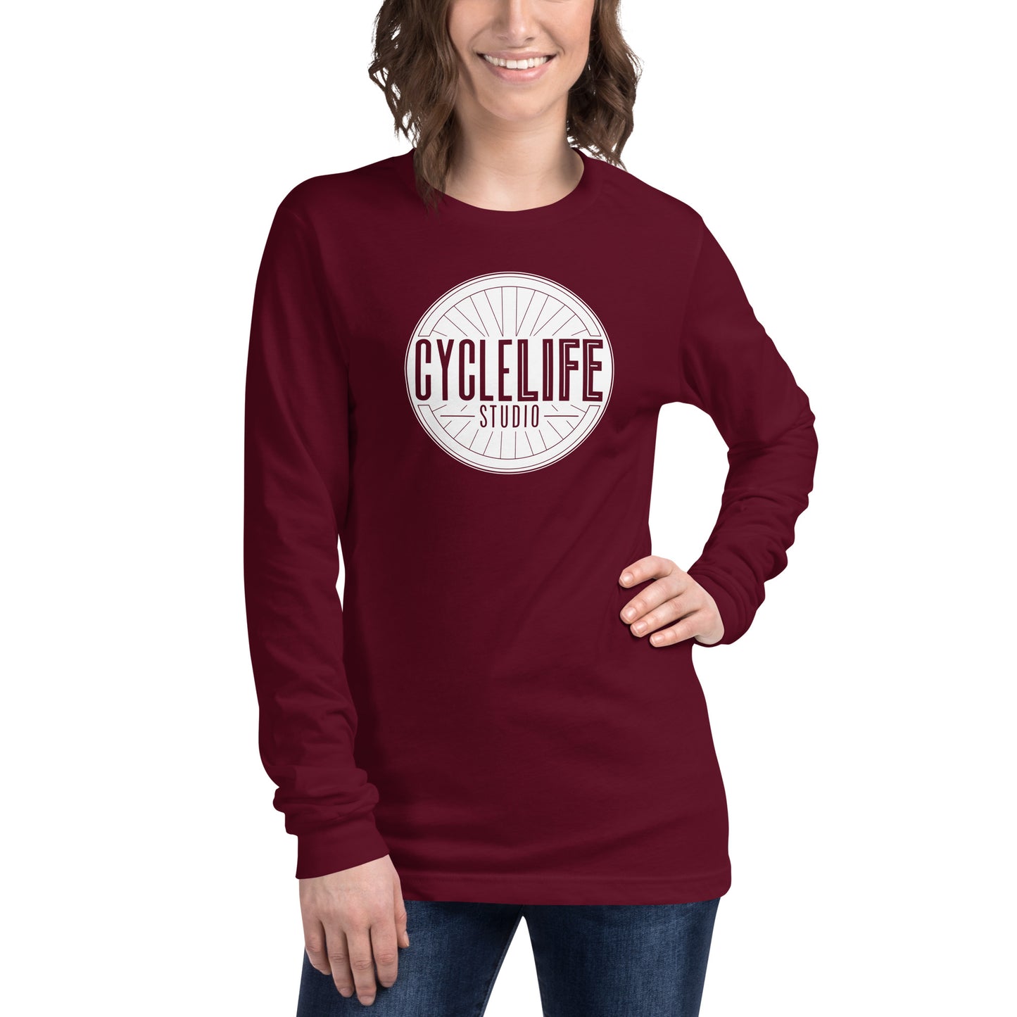 CLS Wht Logo Long Sleeve Tee - Unisex