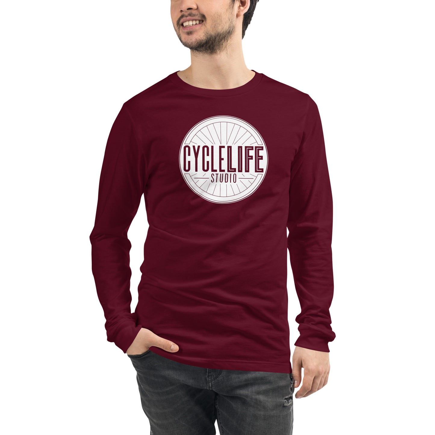 CLS Wht Logo Long Sleeve Tee - Unisex