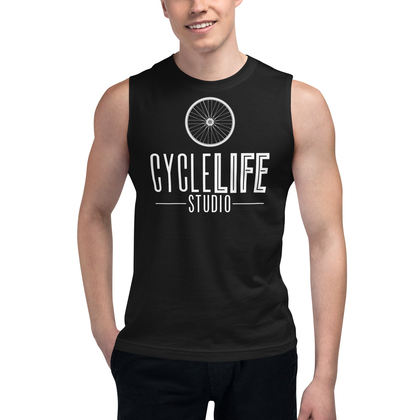 CLS Wht Logo Muscle Shirt - Unisex