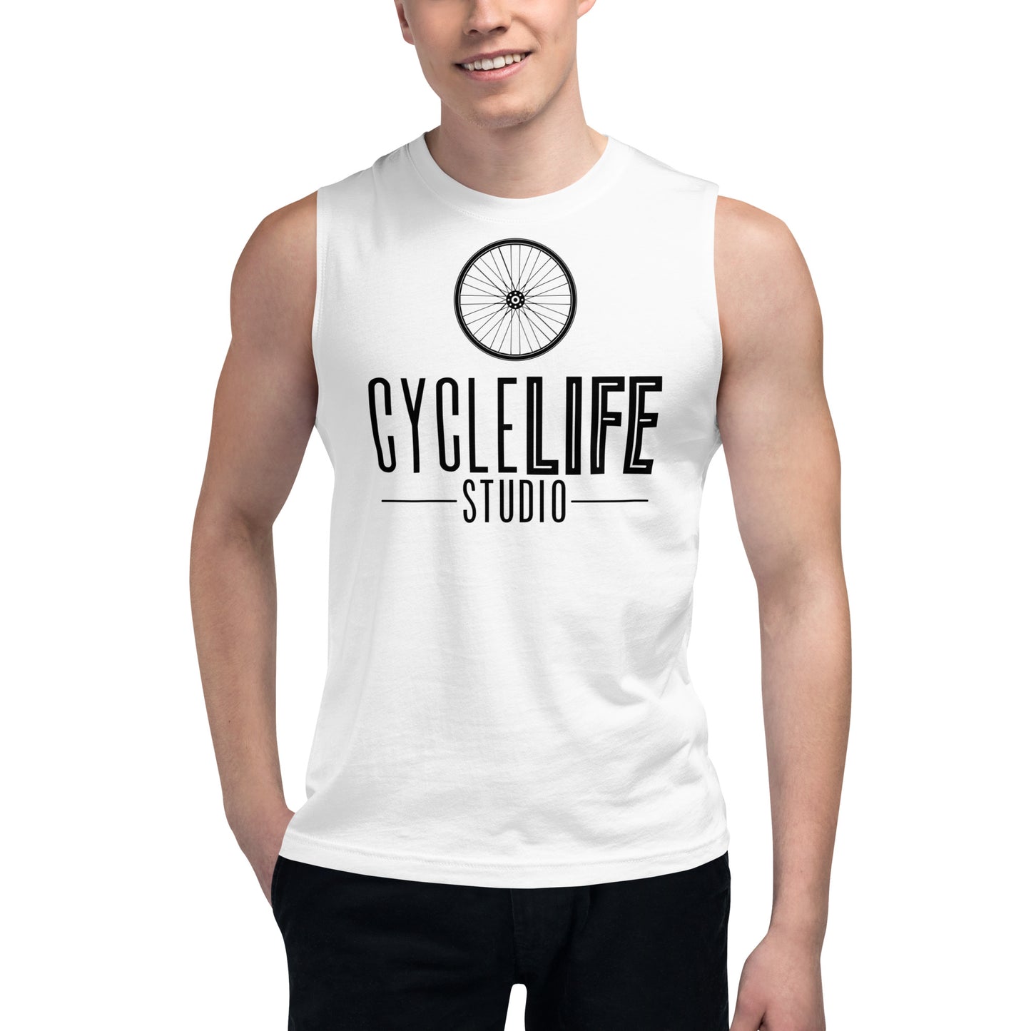 CLS Blk Logo Muscle Shirt - Unisex