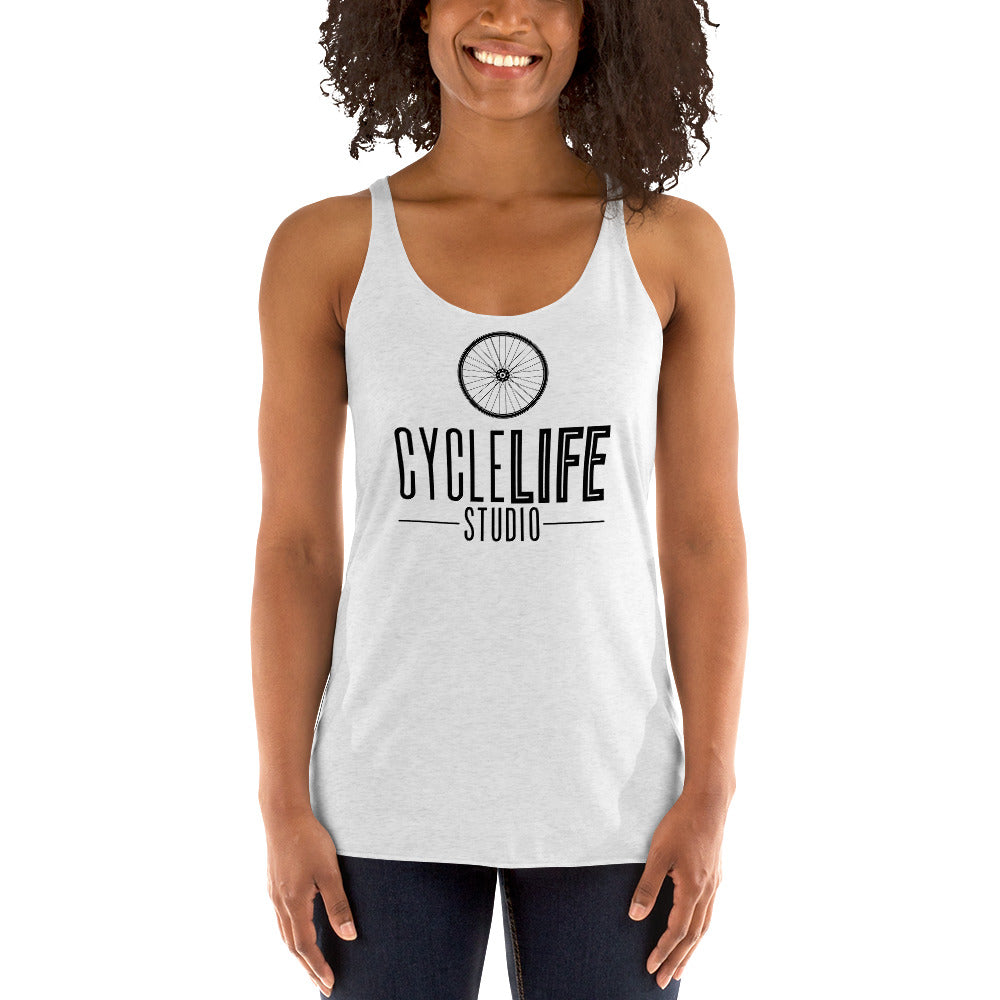 CLS Blk Logo Racerback Tank - Women's