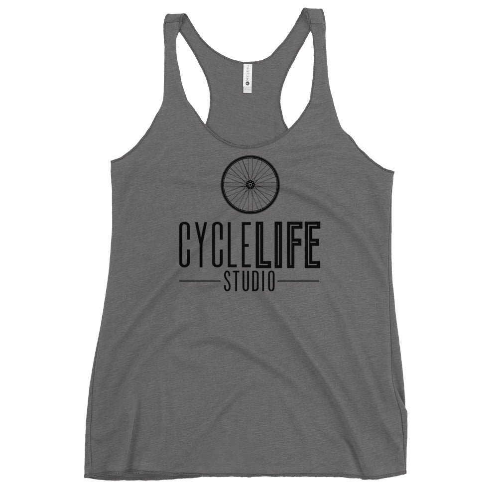 CLS Blk Logo Racerback Tank - Women's