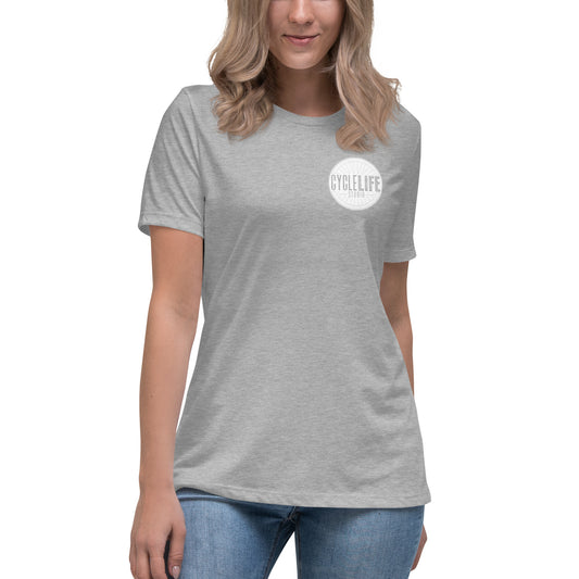 CLS Wht Logo Relaxed Tee - Women's