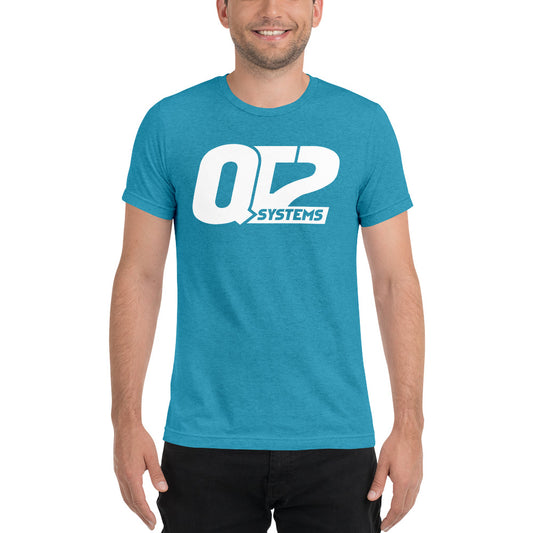 QT2 Wht Logo Tri-Blend Tee - Unisex