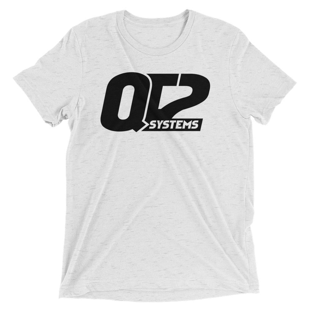 QT2 Blk Logo Tri-Blend Tee - Unisex