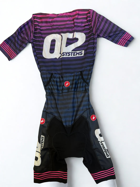 2026 Men's One-Piece Castelli Tri Suit (Fluo)